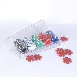 Покерный набор 100 фишек в пластиковом кейсе, без номинала, 4гр, (арт 100-S5)