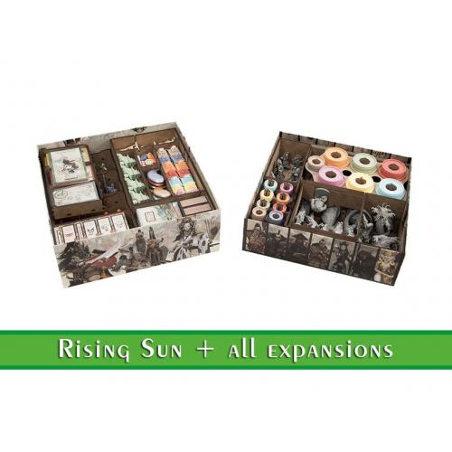 Органайзер для настольной игры Восходящее Солнце (базовая игра + все дополнения) / Rising Sun Base Game and All Expansions Organizer