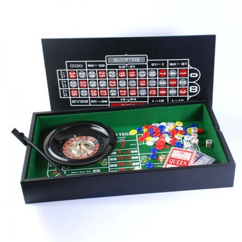 Покерный набор с рулеткой (арт 38-2820)