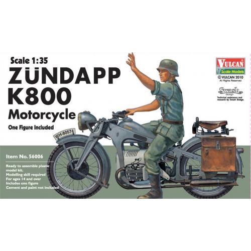 Мотоцикл Zündapp (Цундапп) K800 (VUL-56006) Масштаб:  1:35