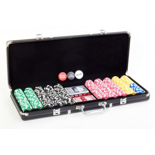 Покерный набор Poker TR 500 фишек, номинал 25-5000, 11,5гр. (арт. PS-308)